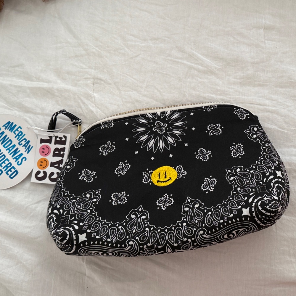 Black and White Bandana pouch call it by your name